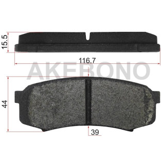 Колодки тормозные зад TOYOTA LAND CRUISER 80/90/105/120/78/150 AKEBONO