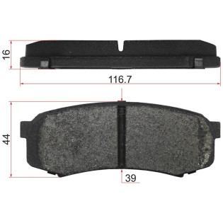 Колодки тормозные зад TOYOTA LAND CRUISER 80/90/105/120/78/150 (с керамическим наполнением) SAT