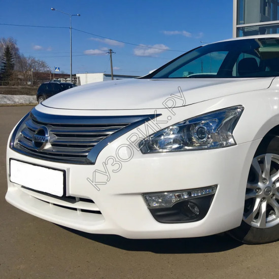 Бампер передний в цвет кузова Nissan Teana 3 (2014-2020) Бампер передний в цвет кузова Nissan Teana 3 (2014-2020)